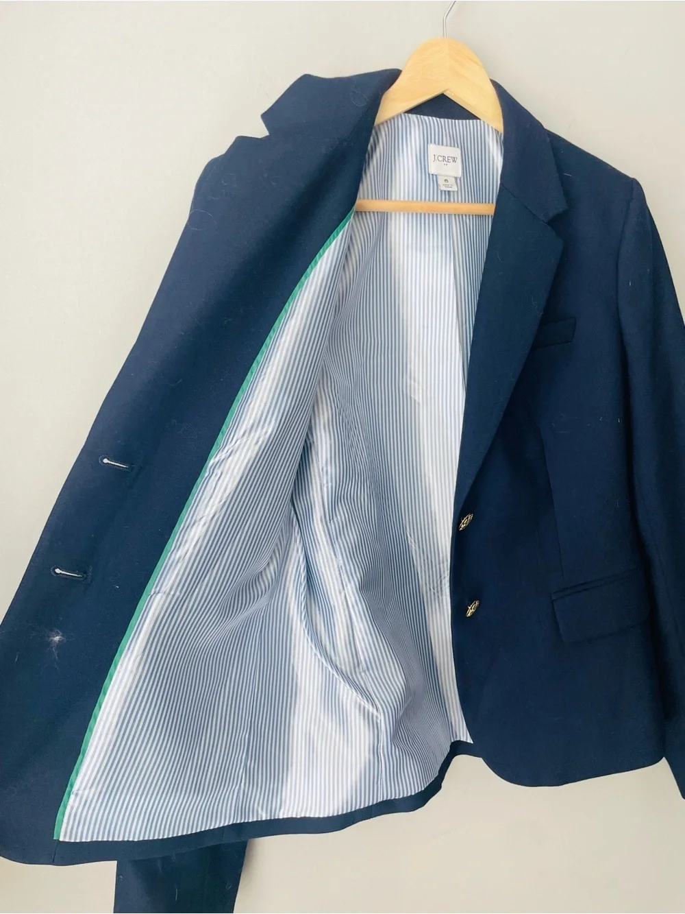 J. Crew Classic Navy Schoolboy Blazer